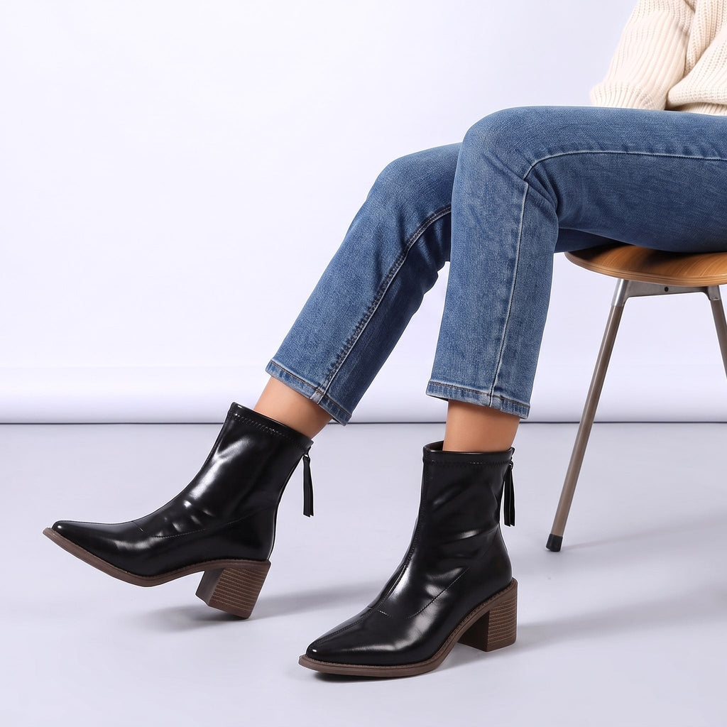 Leona Womens Leandra Leather Boots