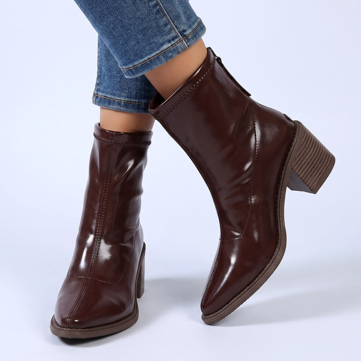 Leona Womens Leandra Leather Boots