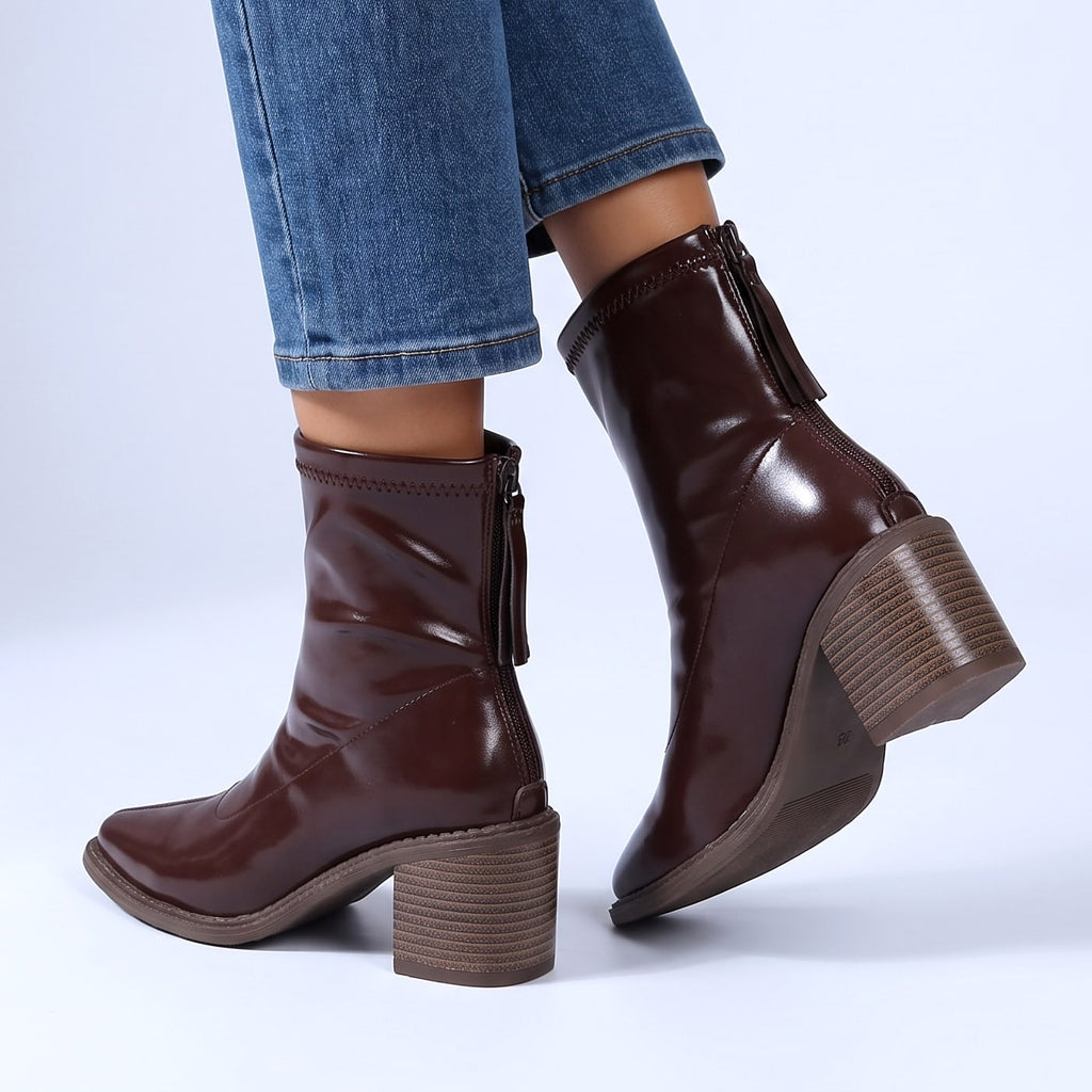 Leona Womens Leandra Leather Boots