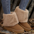 Loretta Womens Cozy Platform Winter Boots