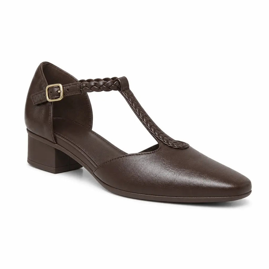 Charlotte | Women's T-Strap Buckle Flats