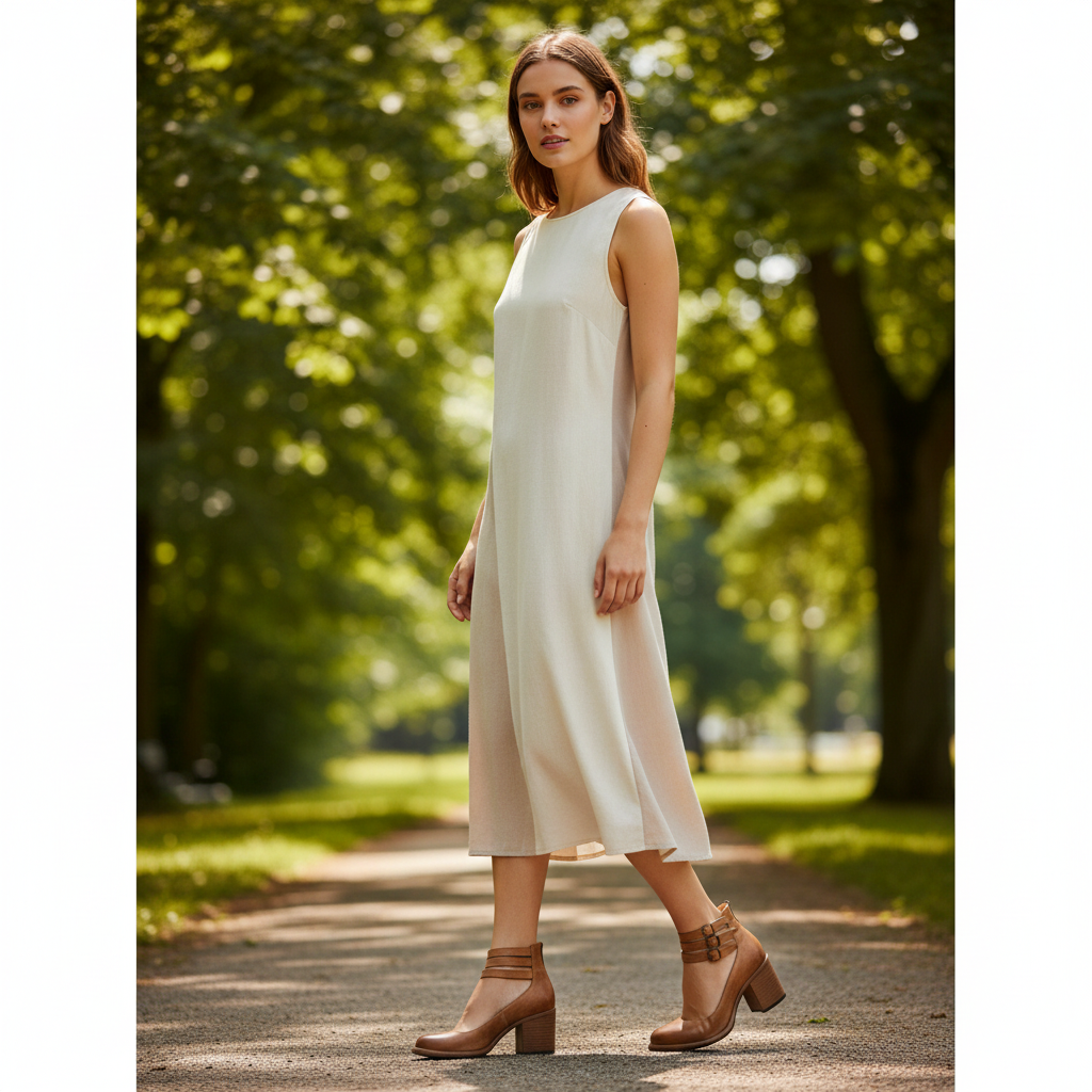 Bridget Womens Strappy Ankle Strap Block Heel Closed Toe Buckle Shoes