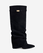 Celeste Womens Knee High Boots Hidden Heel
