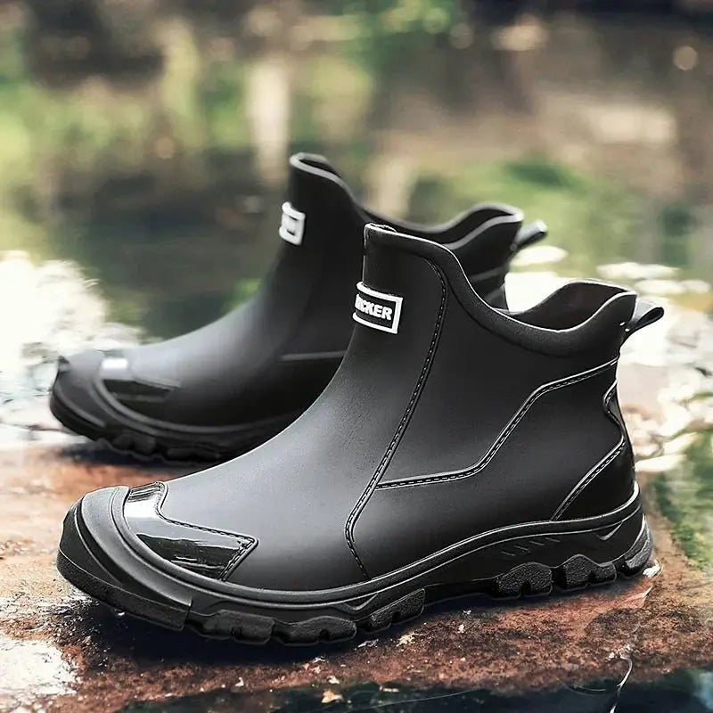 Lila Womens Waterproof Wellington Rain Ankle Boots