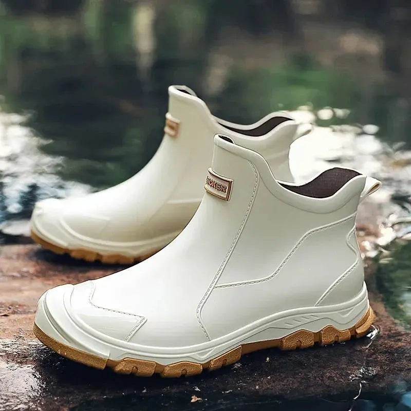 Lila Womens Waterproof Wellington Rain Ankle Boots