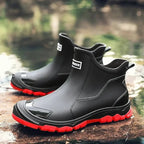 Lila Womens Waterproof Wellington Rain Ankle Boots