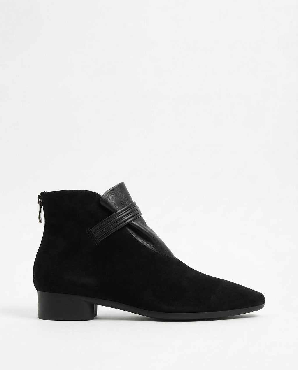 Violet Womens Boots Side Zip Ankle