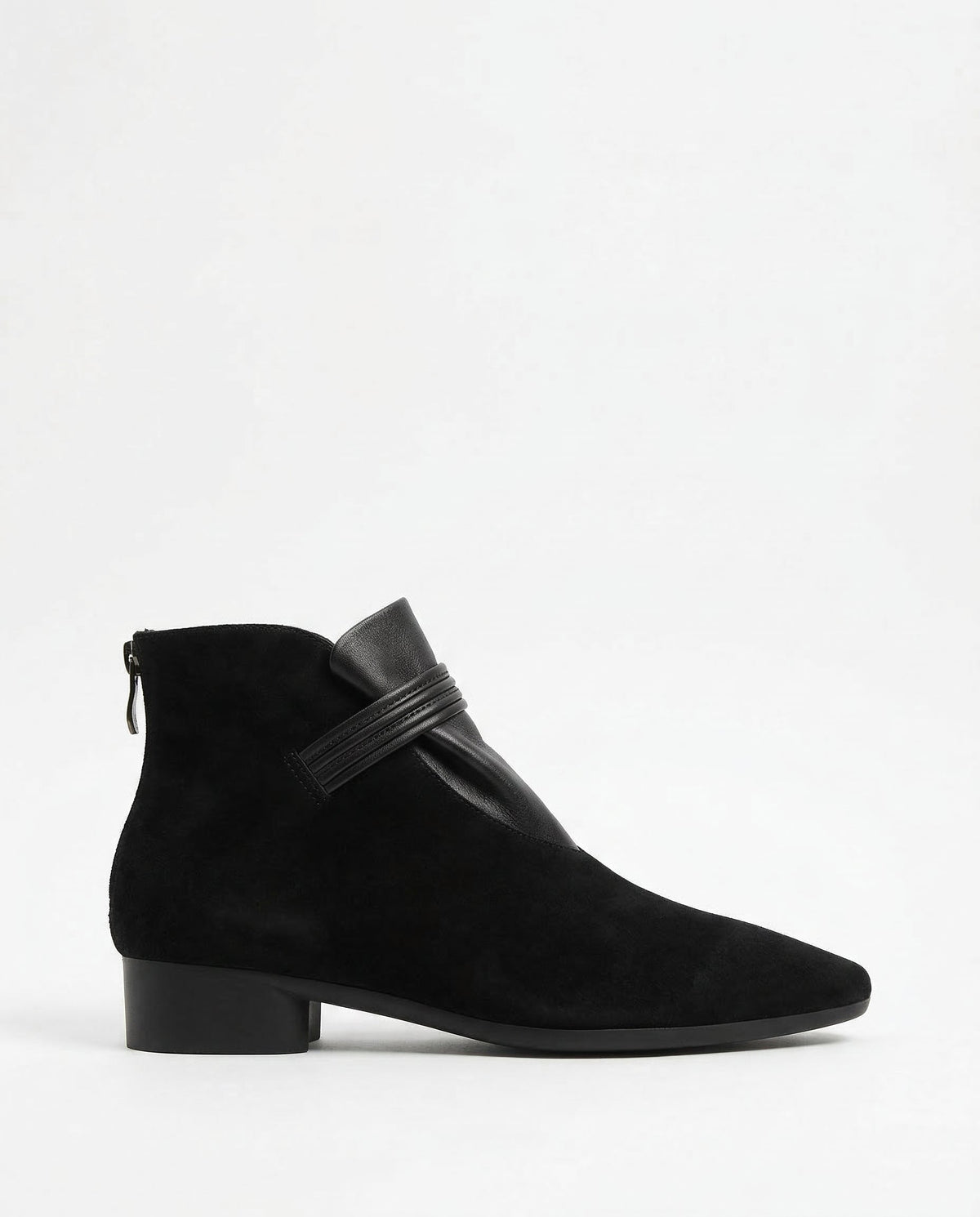 Violet Womens Boots Side Zip Ankle