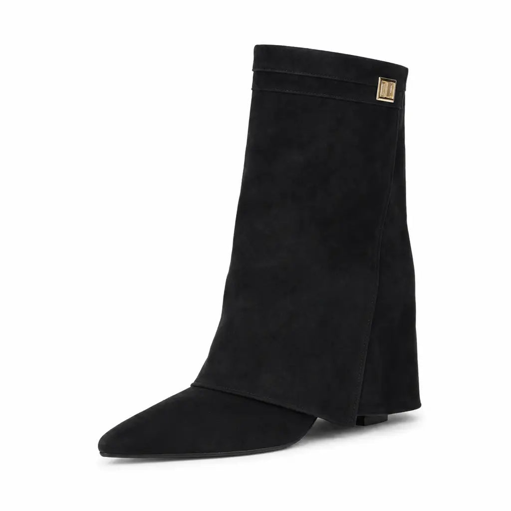 Greta in Black Suede