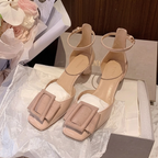 Rosalie Womens Buckle Strap Heels