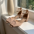 Rosalie Womens Buckle Strap Heels