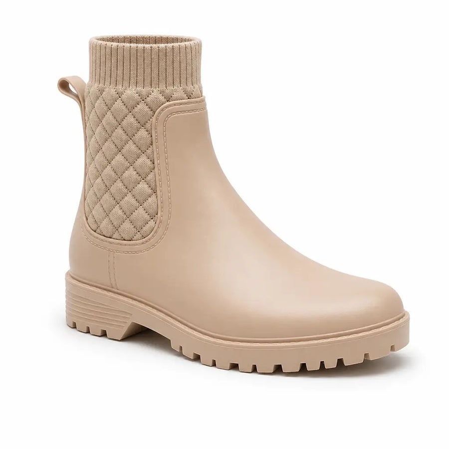 Isla | Women's Quilted Knit Ankle Boots