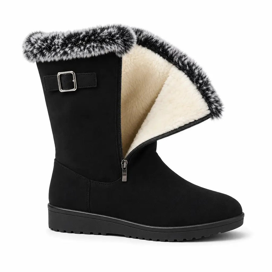 Katherine | Women's Buckle-Detail Knee-High Boots