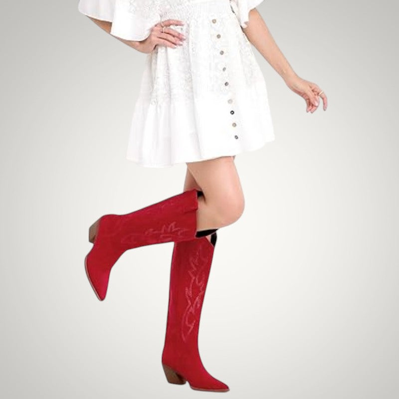 Eliza Womens Western Embroidered Cowboy Boots