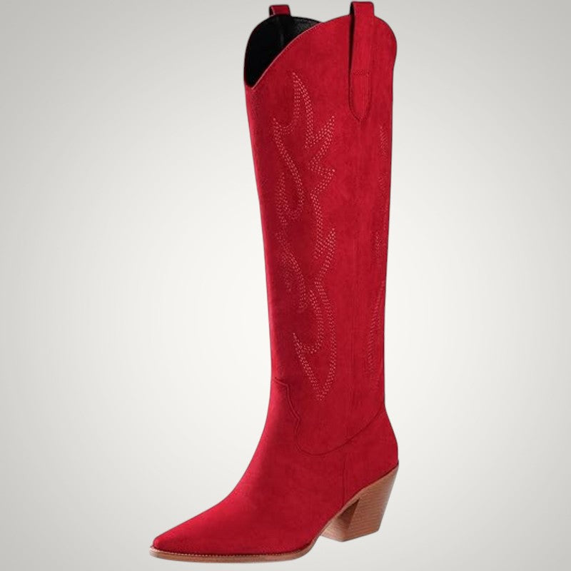 Eliza Womens Western Embroidered Cowboy Boots