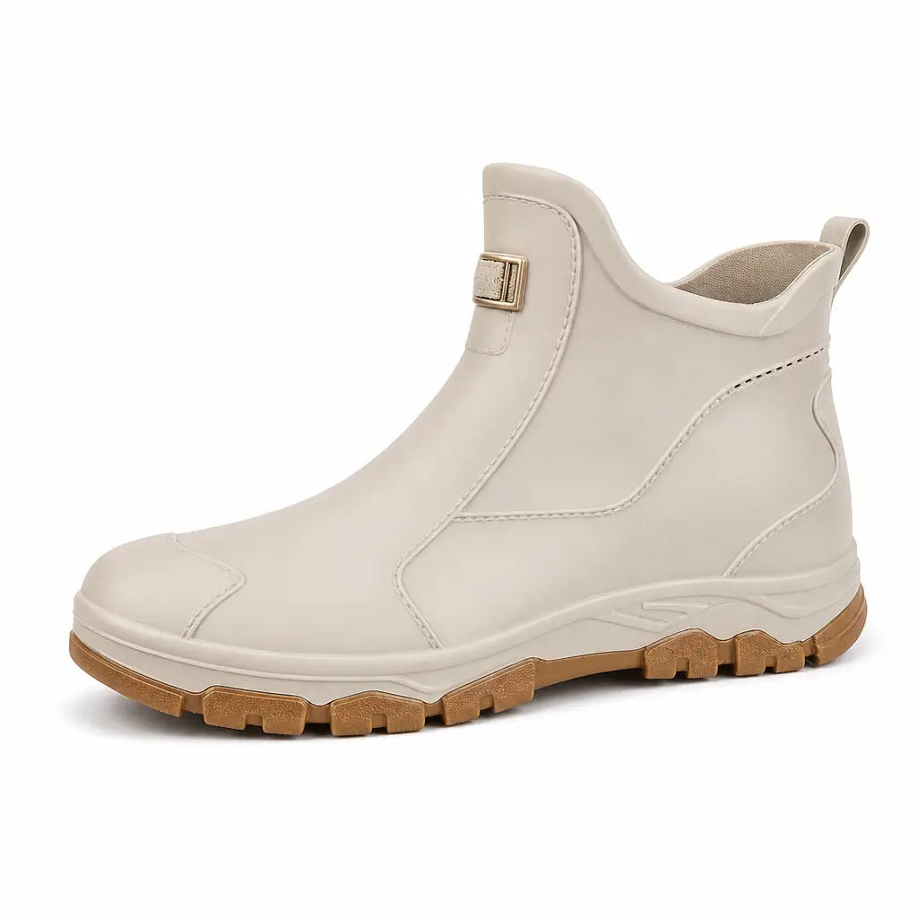Lila in Beige