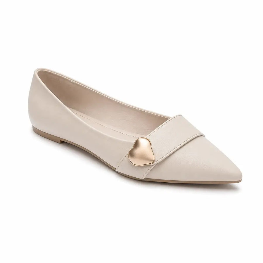 Lucille | Women's Pointed Toe Buckle Flats