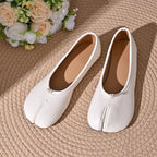 Frances Womens Lunari Split-Toe Soft Ballet Flats