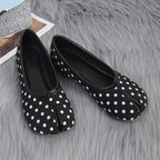 Frances Womens Lunari Split-Toe Soft Ballet Flats