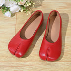 Frances Womens Lunari Split-Toe Soft Ballet Flats