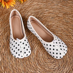 Frances Womens Lunari Split-Toe Soft Ballet Flats