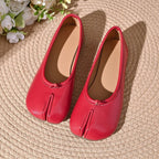 Frances Womens Lunari Split-Toe Soft Ballet Flats