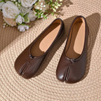 Frances Womens Lunari Split-Toe Soft Ballet Flats