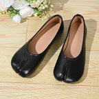 Frances Womens Lunari Split-Toe Soft Ballet Flats