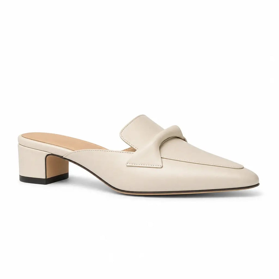 Rebecca | Women's Pointed-Toe Leather Mules