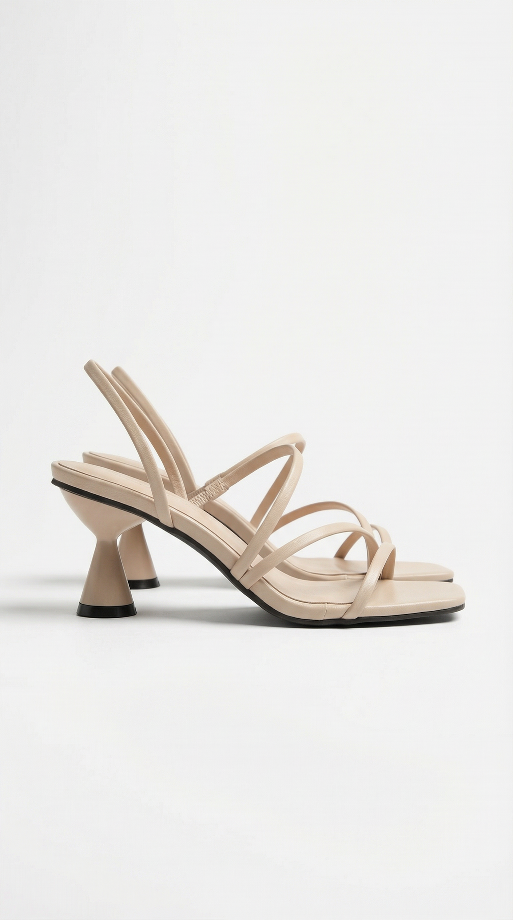 Daisy Womens Strappy Heeled Sandals Kitten Heel