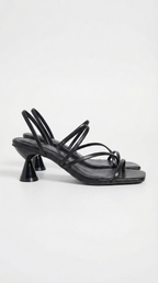 Daisy Womens Strappy Heeled Sandals Kitten Heel