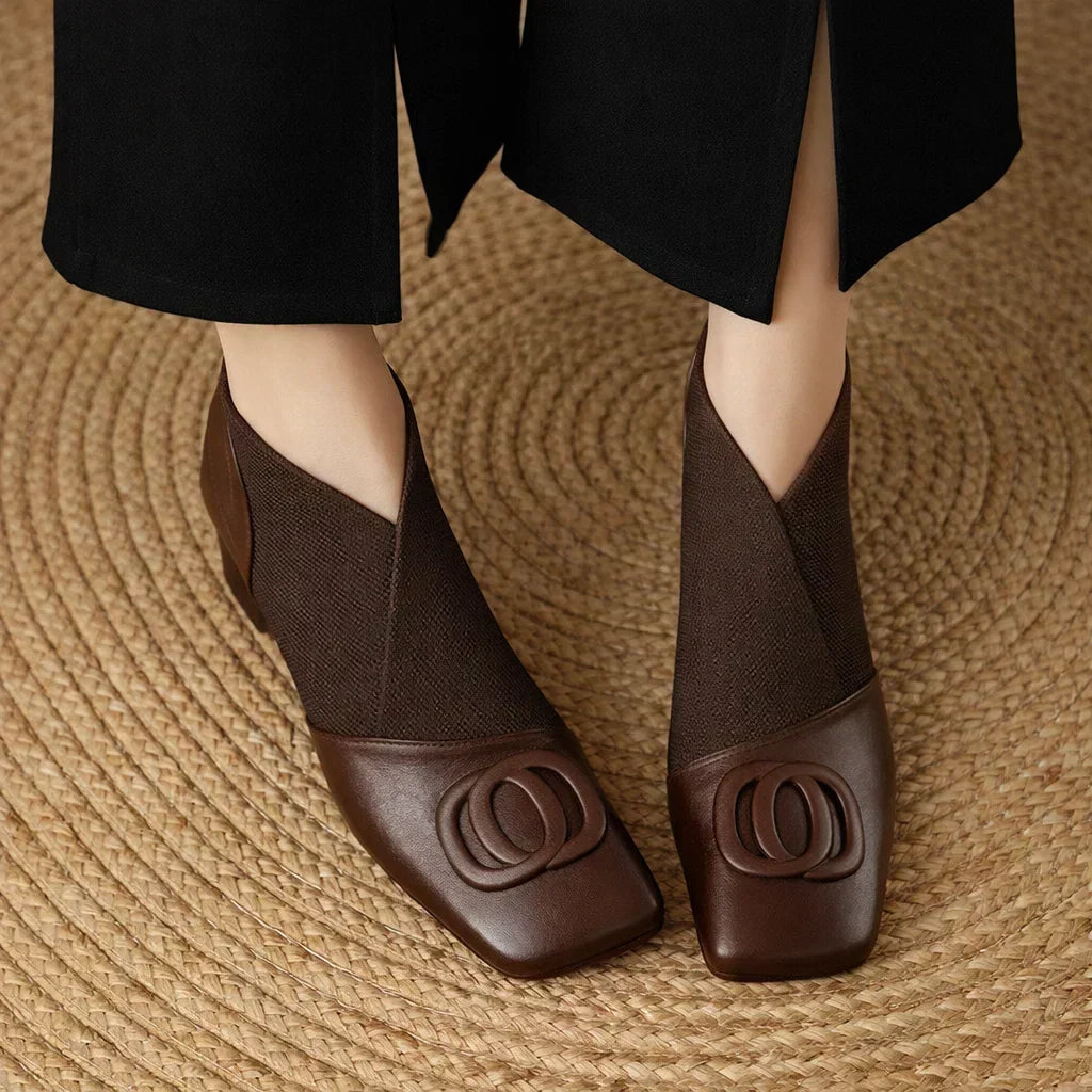 Ivy Womens Leather Boots
