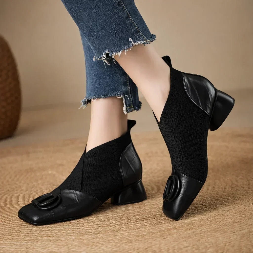 Ivy Womens Leather Boots