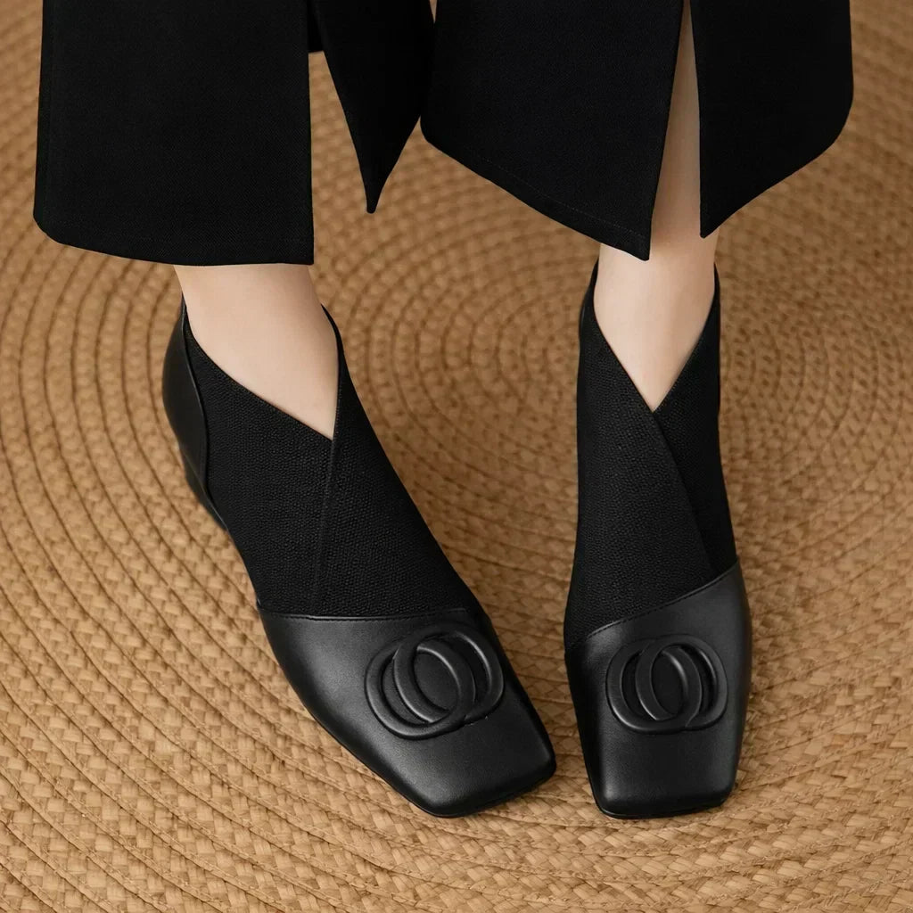 Ivy Womens Leather Boots