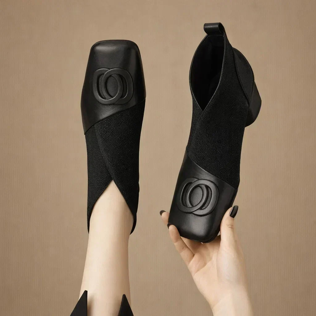 Ivy Womens Leather Boots